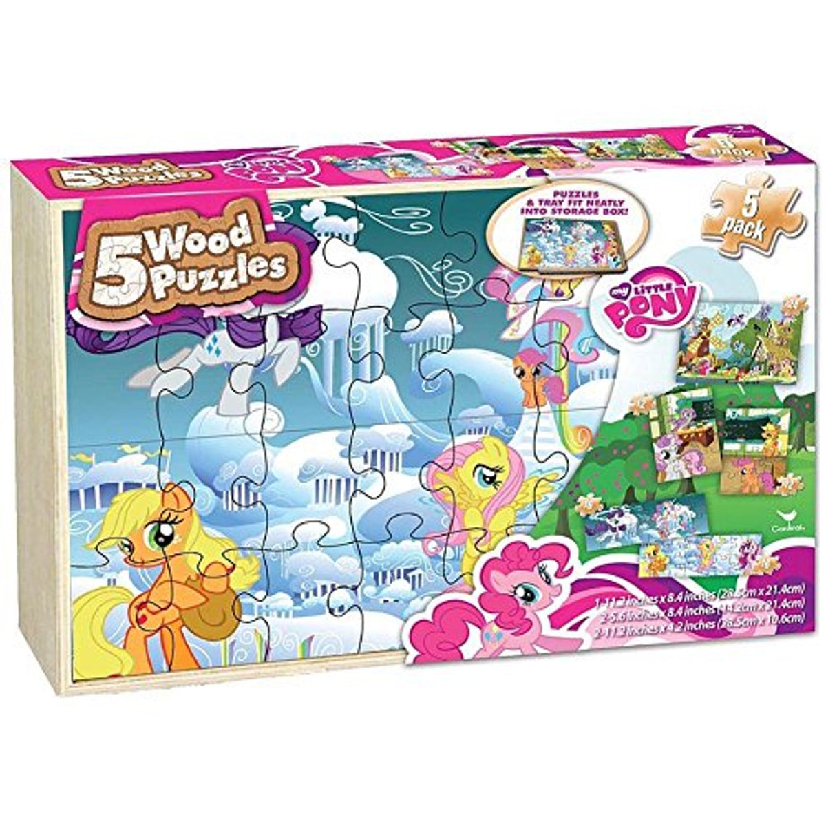 My Little Pony 5-in-1 houten puzzelset