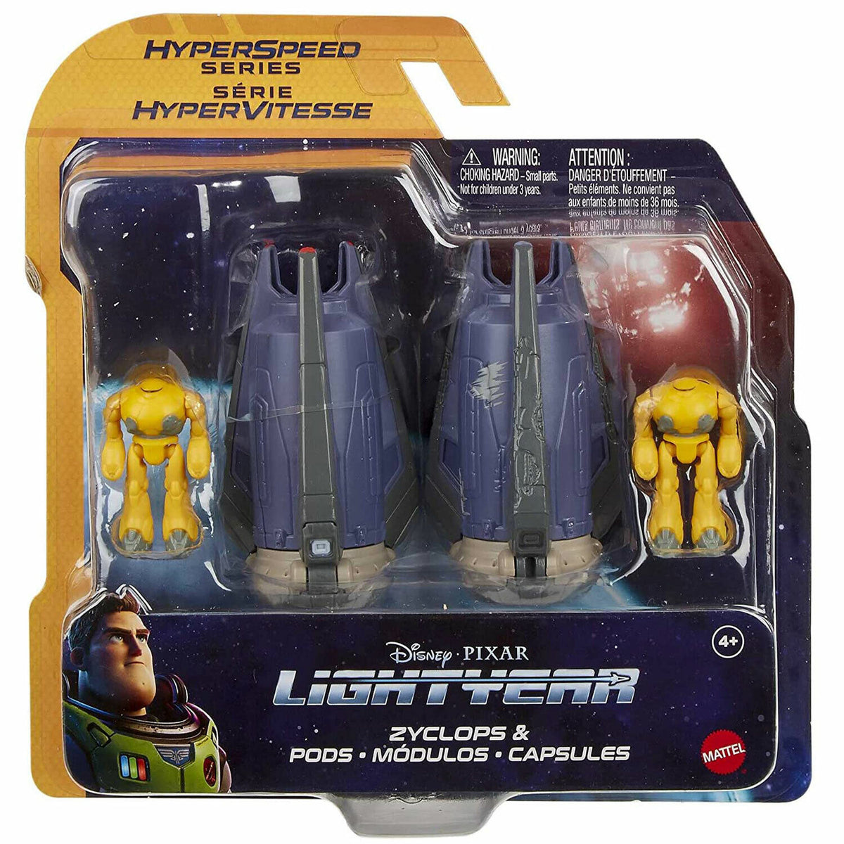 Disney Pixar Lightyear Hyperspeed Series Zyclops & Pods - Mattel