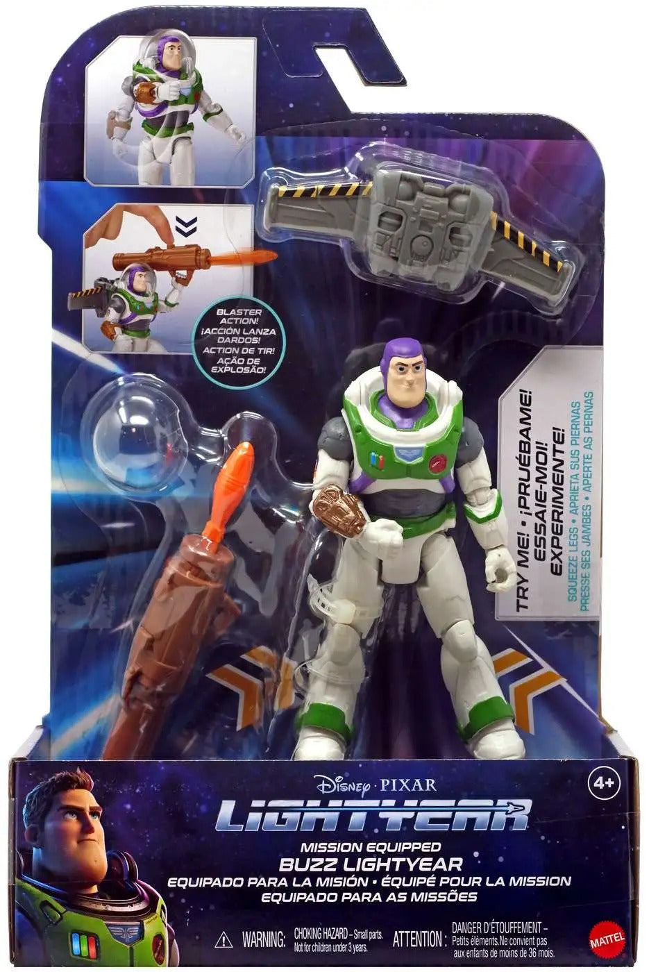 Buzz Lightyear Mission Equipped Action Figure - Mattel