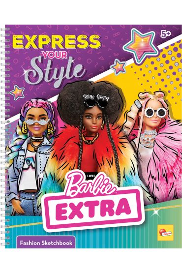 Lisciani Barbie Sketch Book Express Your Style