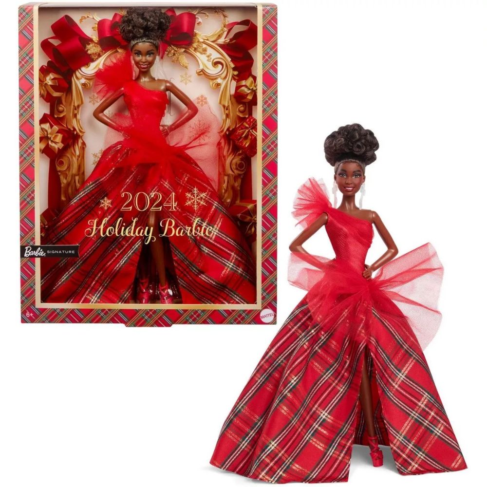 Barbie Signature 2024 Holiday Barbie Bruin Haar