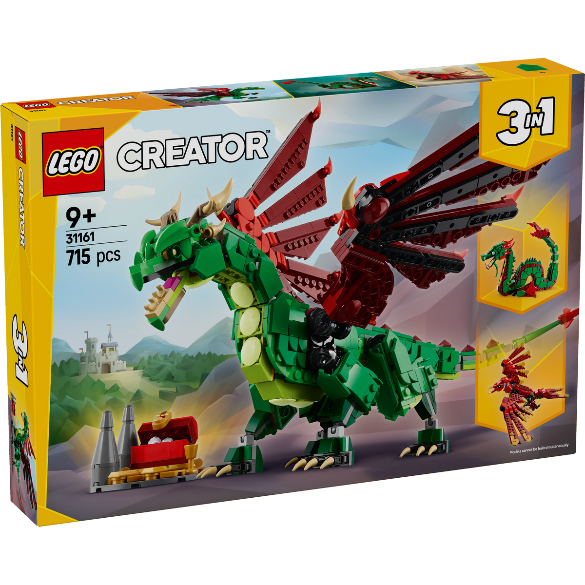 LEGO Creator 3-in-1 31161 Middeleeuwse Draak