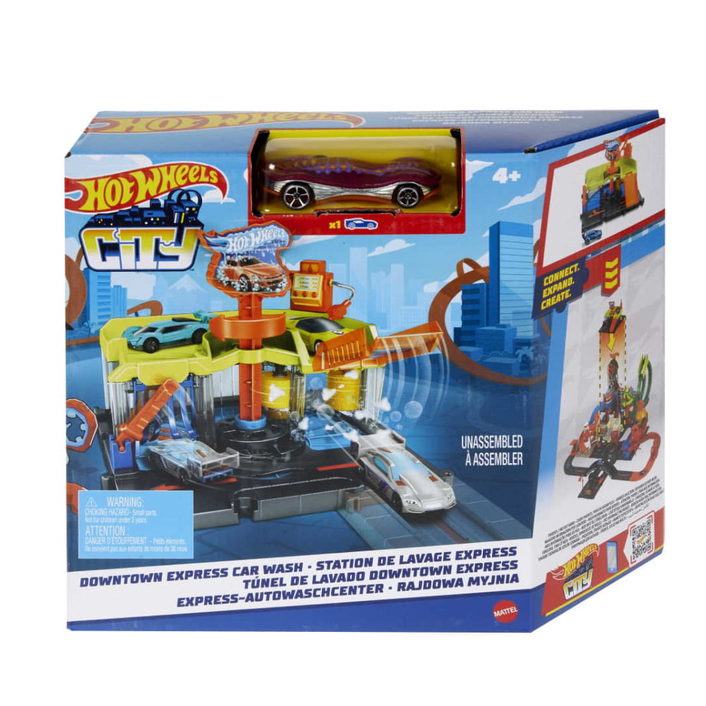 Hot Wheels City Car Wash Playset