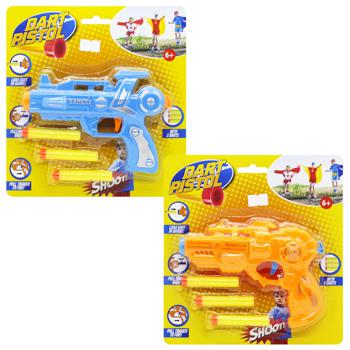 Happy Kids Dartpistool 15 cm + 3 Soft Darts