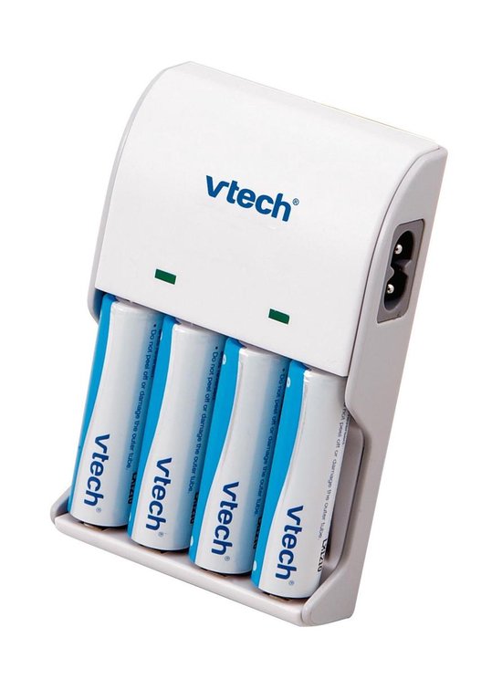 VTech Battery Charger with 4 AA Rechargeable Batteries Multi