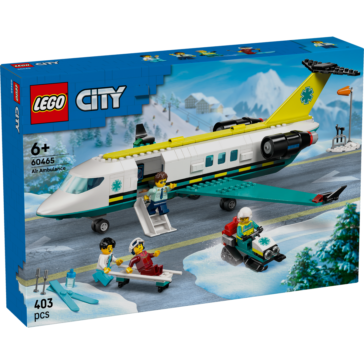 LEGO City 60465 Noodhulp Ambulancevliegtuig