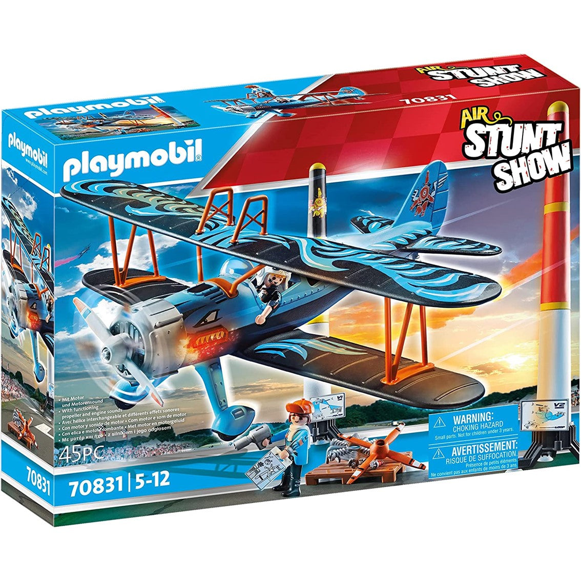 PLAYMOBIL 70831 Air Stuntshow Dubbeldekker Phoenix