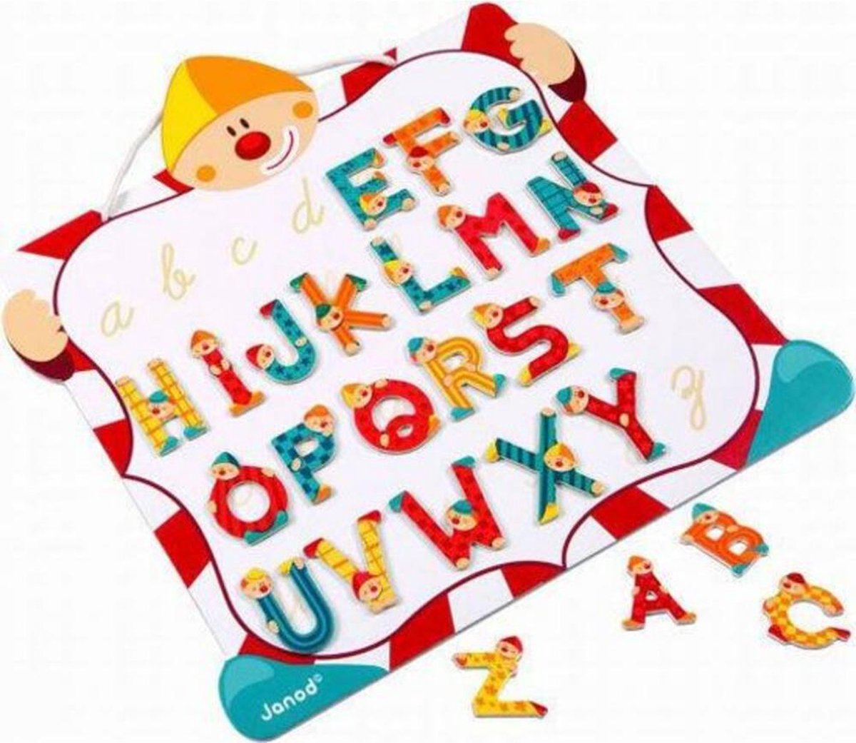 Janod ABC Magnetic Clown Board
