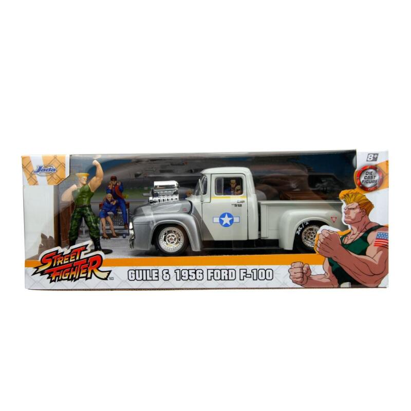 Street Fighter: 1956 Ford F-100 with Guile Figure