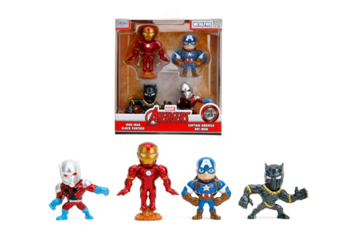 Marvel Avengers 4-Pack 2.5 Inch Metal Figures