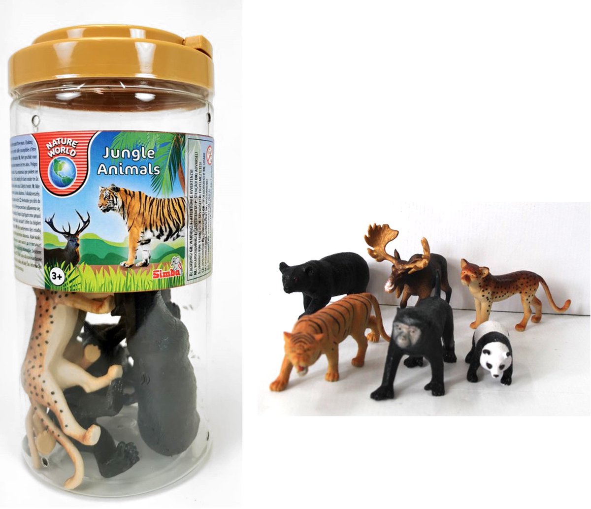 Simba Jungle Animal Figure Set – 6 Animals