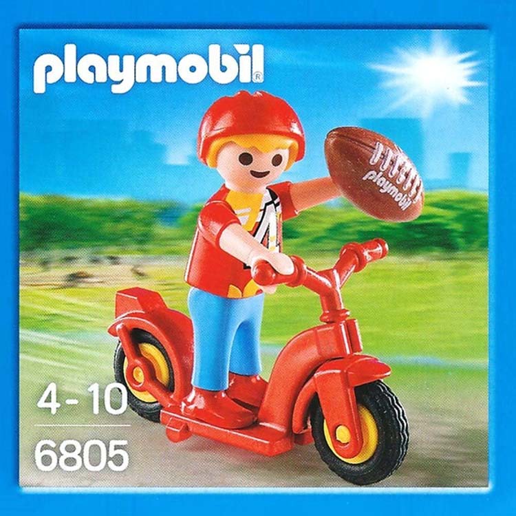 Playmobil Boy with Scooter 6805
