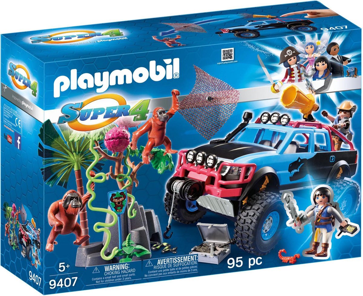 Playmobil Super 4: Monster Truck with Alex and Rock Brock 9407