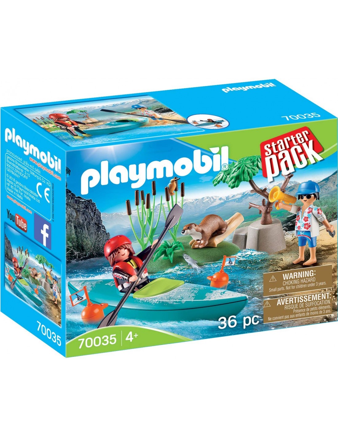 Playmobil Starter Pack Kayak Adventure 70035