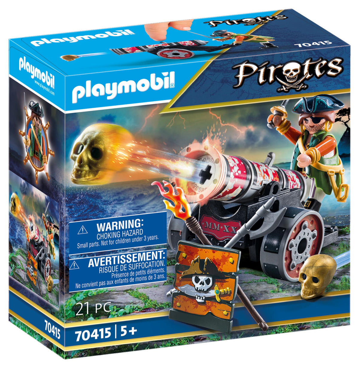 Playmobil Pirate with Cannon 70415
