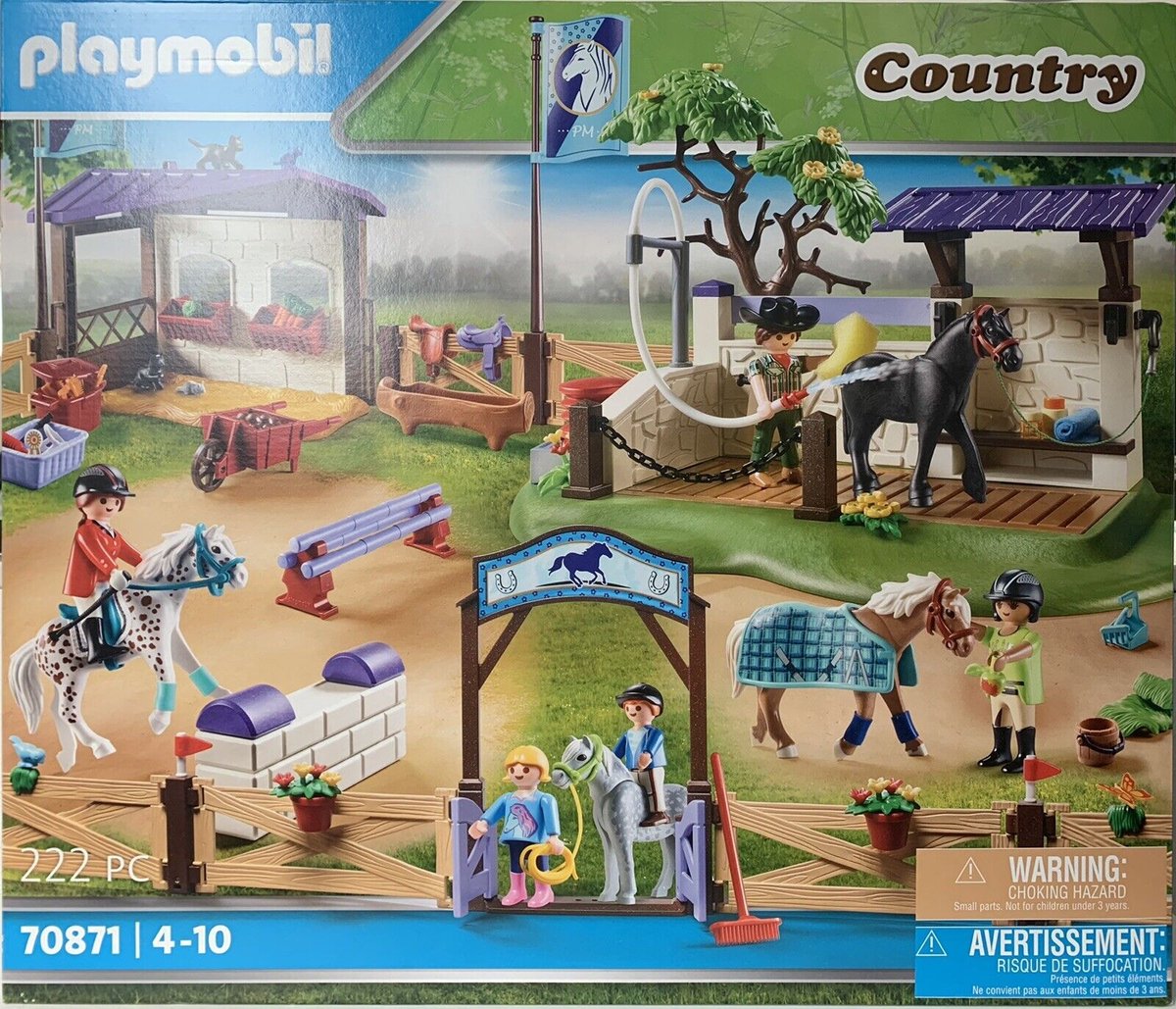 Playmobil Country: Horse Riding Tournament with Washing Area 70871