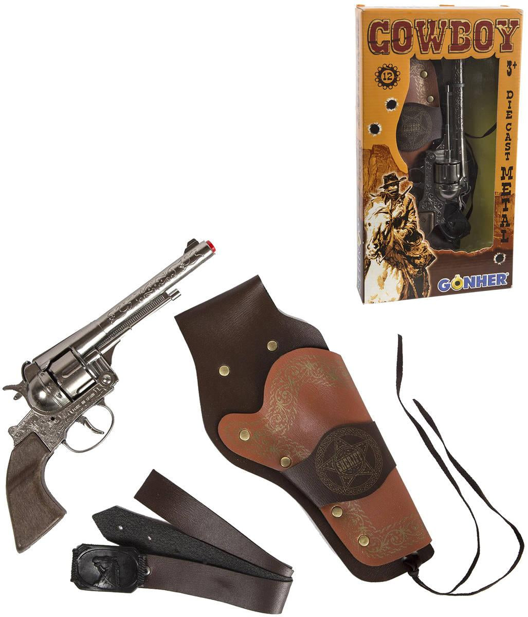 Gonher Cowboy Revolver met Holster 12-Schots