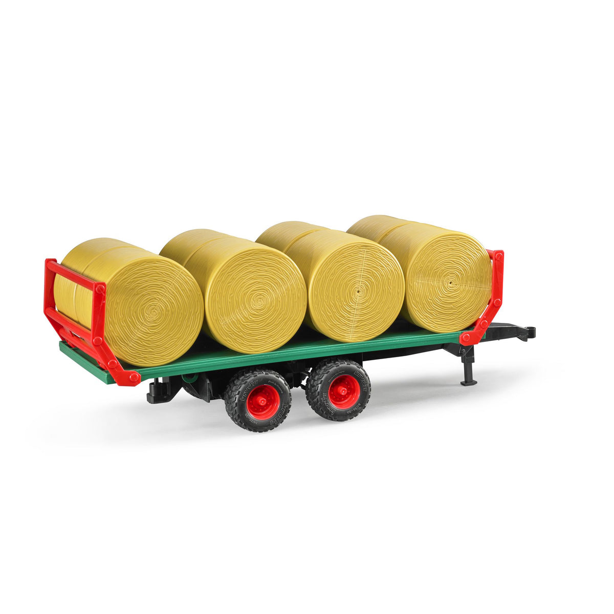 Bruder 02220 Balenwagen met 8 Ronde Balen