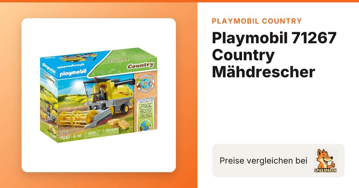 PLAYMOBIL 71267 Maaidorser
