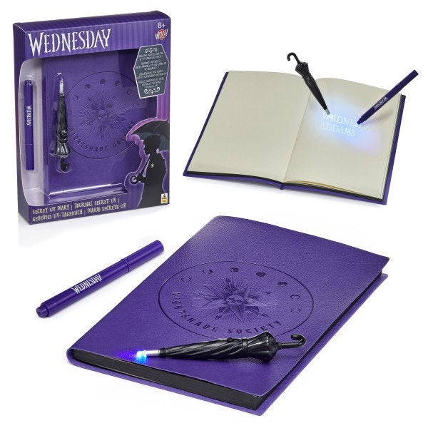 Wednesday Geheim Dagboek met UV-Pen