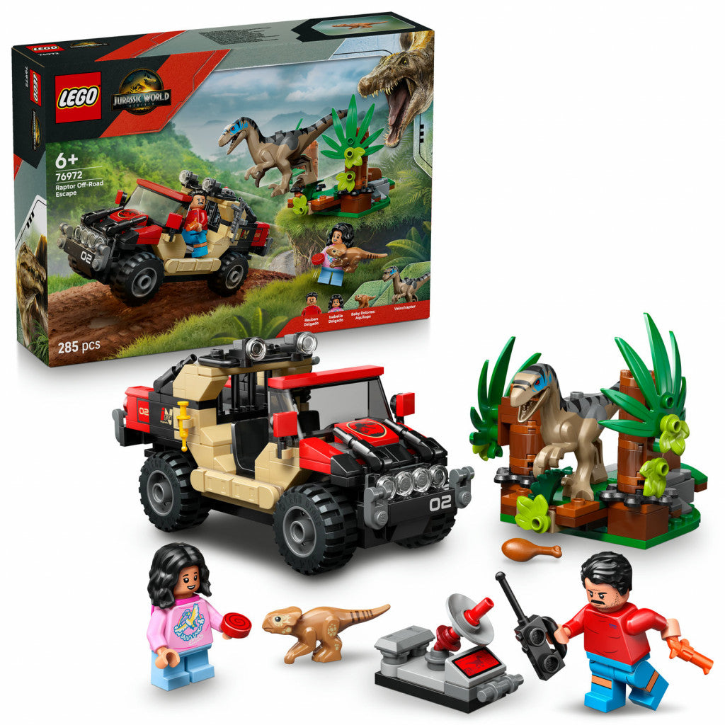 LEGO Jurassic World 76972 Raptor Off-Road Escape