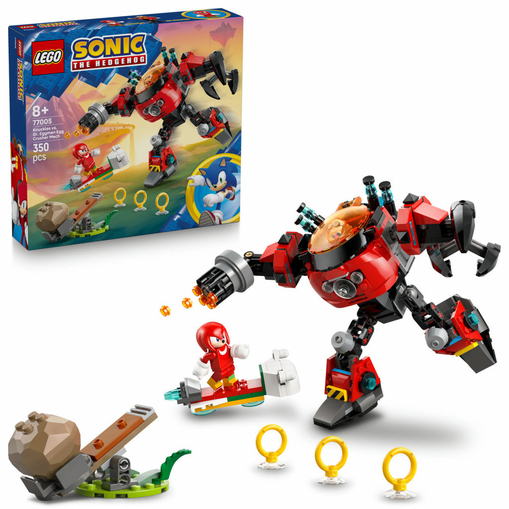 LEGO Sonic 77005 Knuckles vs. Dr. Eggman Egg Crusher Mech