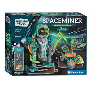 Clementoni Space Miner 3-in-1 Robot