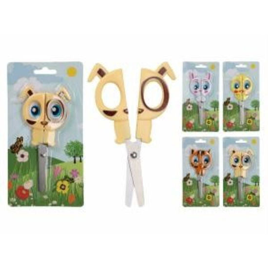 Kinderschaar met Dierenprint 14 cm Assortiment