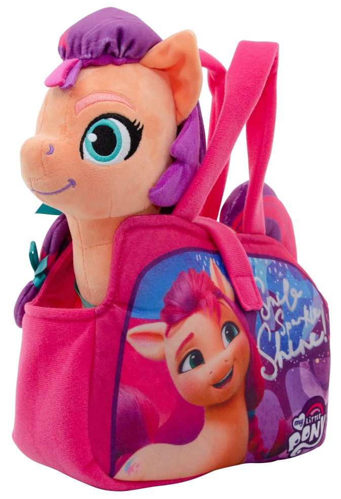 Peluche Mon Petit Poney Sunny Star Scout avec sac 25 cm