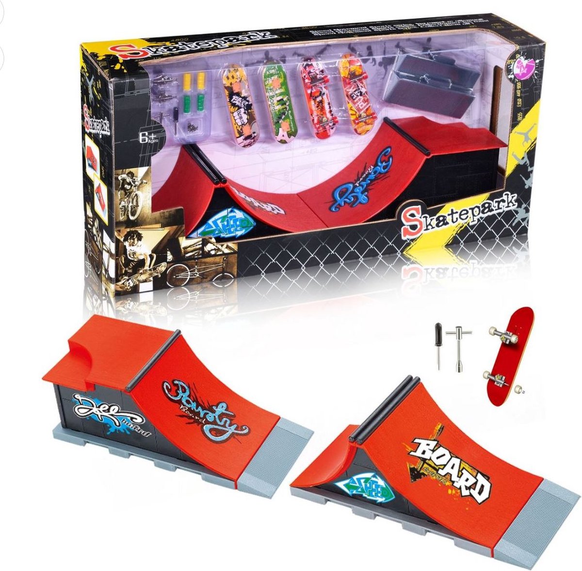 Simba Skateboard Ramp Gift Set