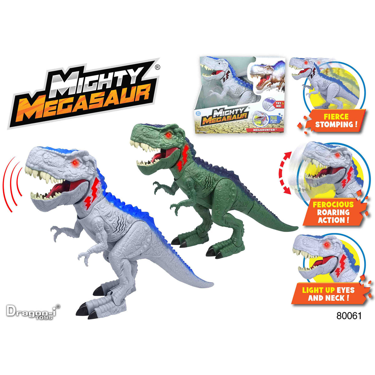 Mighty Megasaur - Megahunter 27cm - 2ass