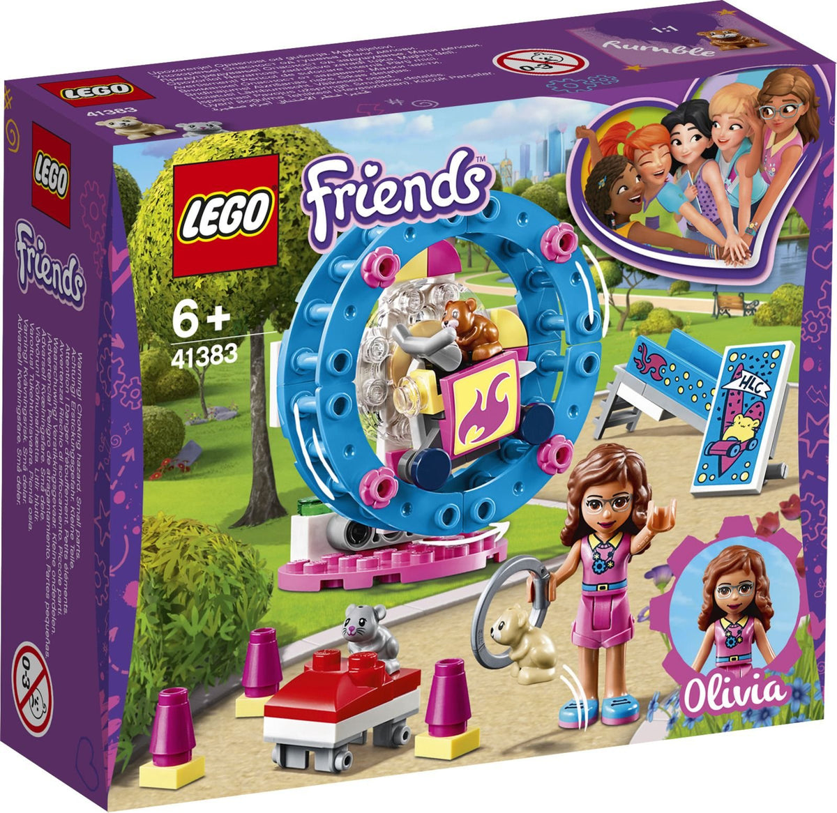 LEGO Olivia's Hamster Playground 41383