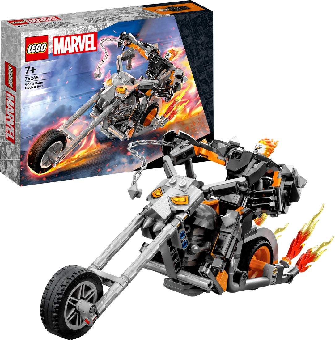LEGO Marvel Ghost Rider Mech & Bike 76245