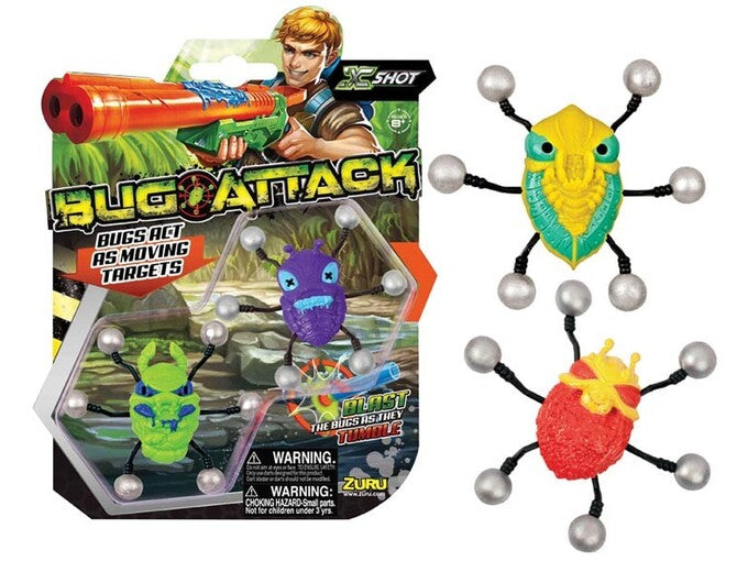 X-Shot Bug Attack Insecten - 2 Stuks