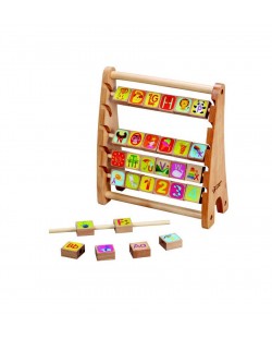 Classic World Houten Telraam Alfabet Abacus