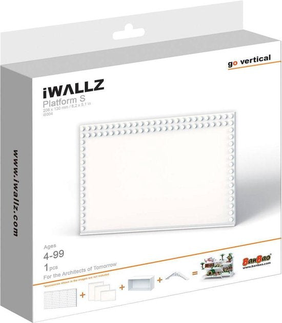 BanBao iWALLZ Platform Small White i8004