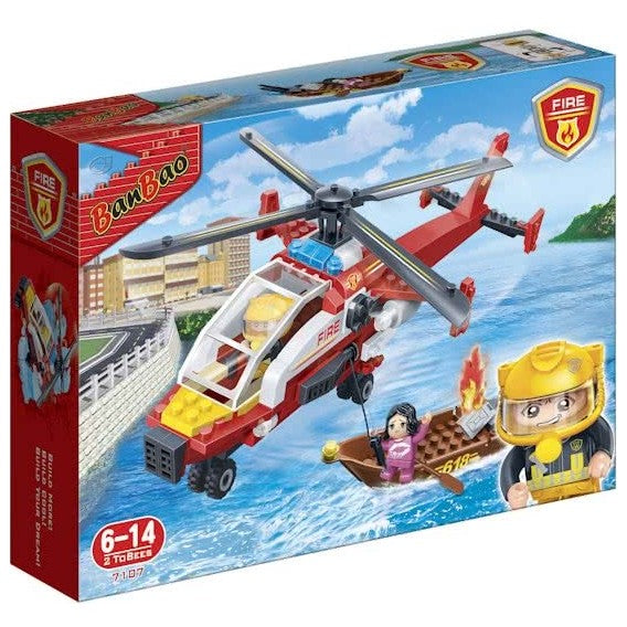 BanBao Fire Air Rescue Building Set 7107