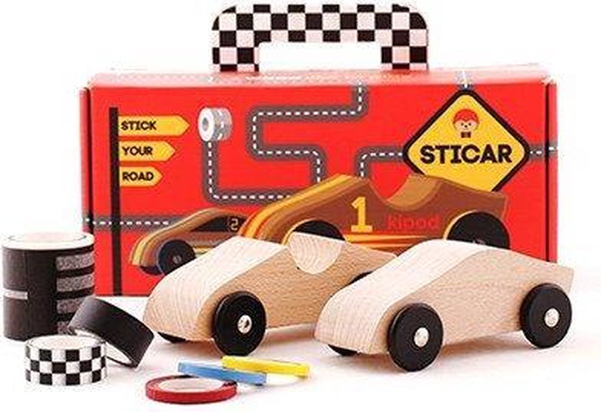 Sticar Wooden Car Set