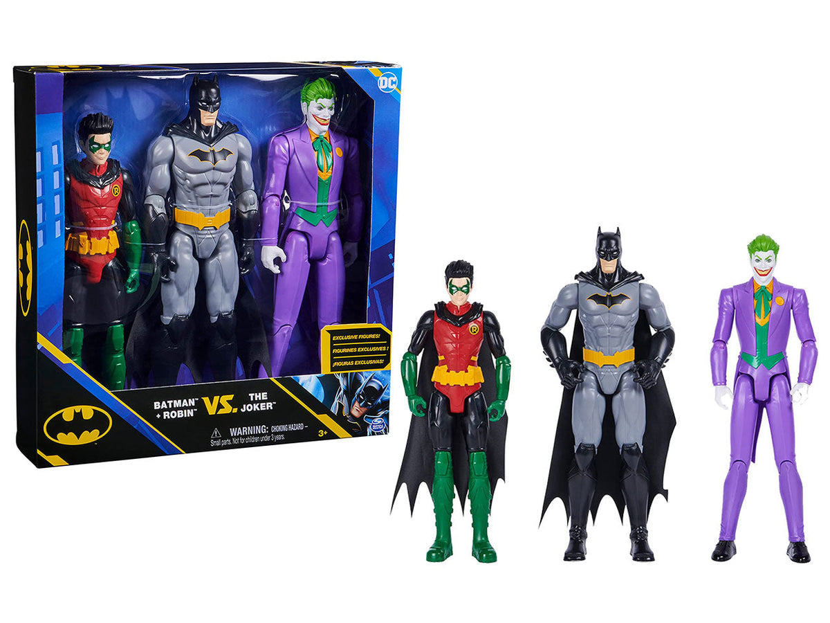 Batman and Robin vs. The Joker 3-Pack Action Figures