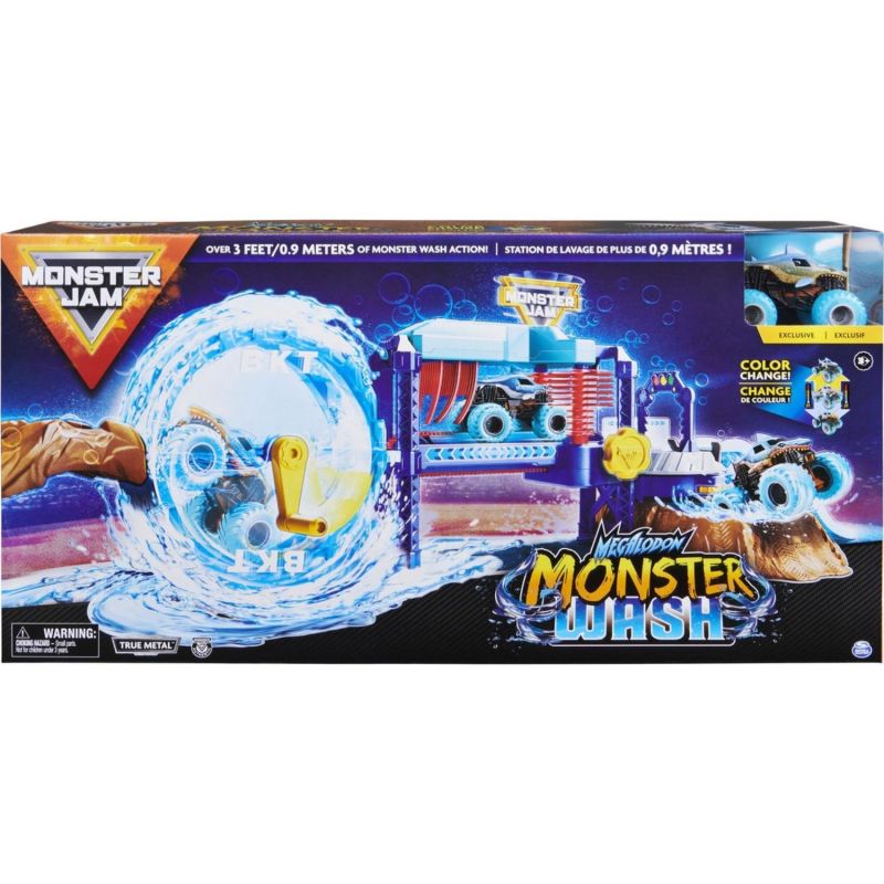 Monster Jam 1:64 Megalodon Monster Wash Playset