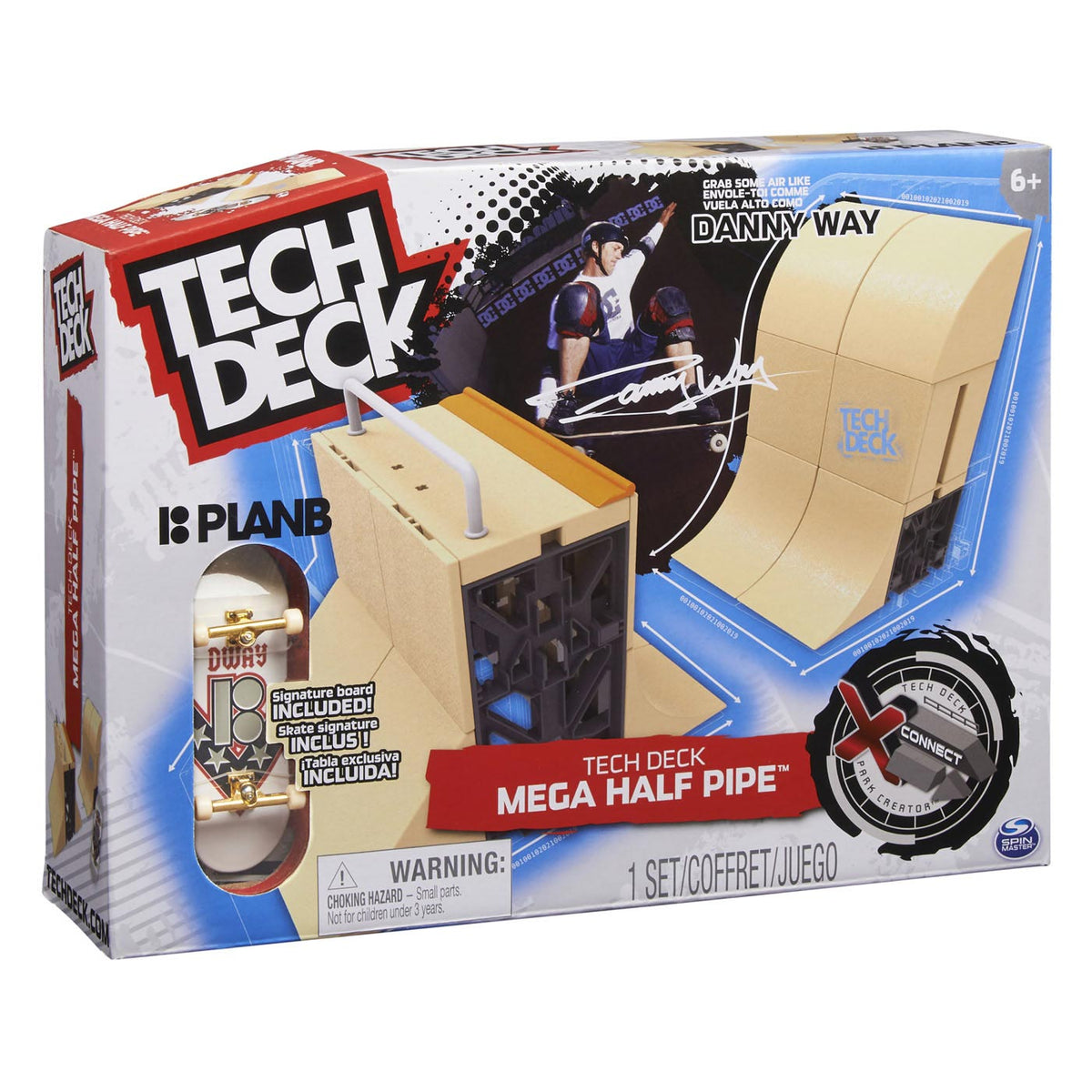 Tech Deck Danny Way Mega Half Pipe X-Connect Park Creator