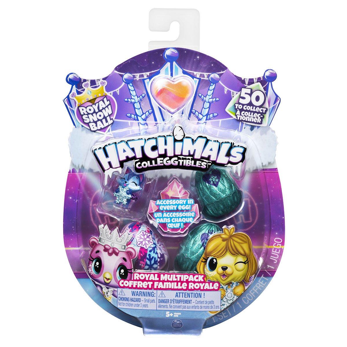 Hatchimals CollEGGtibles Royal Multipack met 4 Hatchimals en accessoires