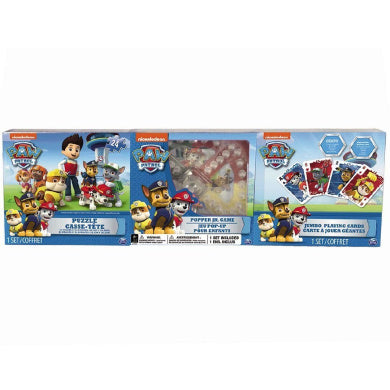 PAW Patrol 3-in-1 Game Set