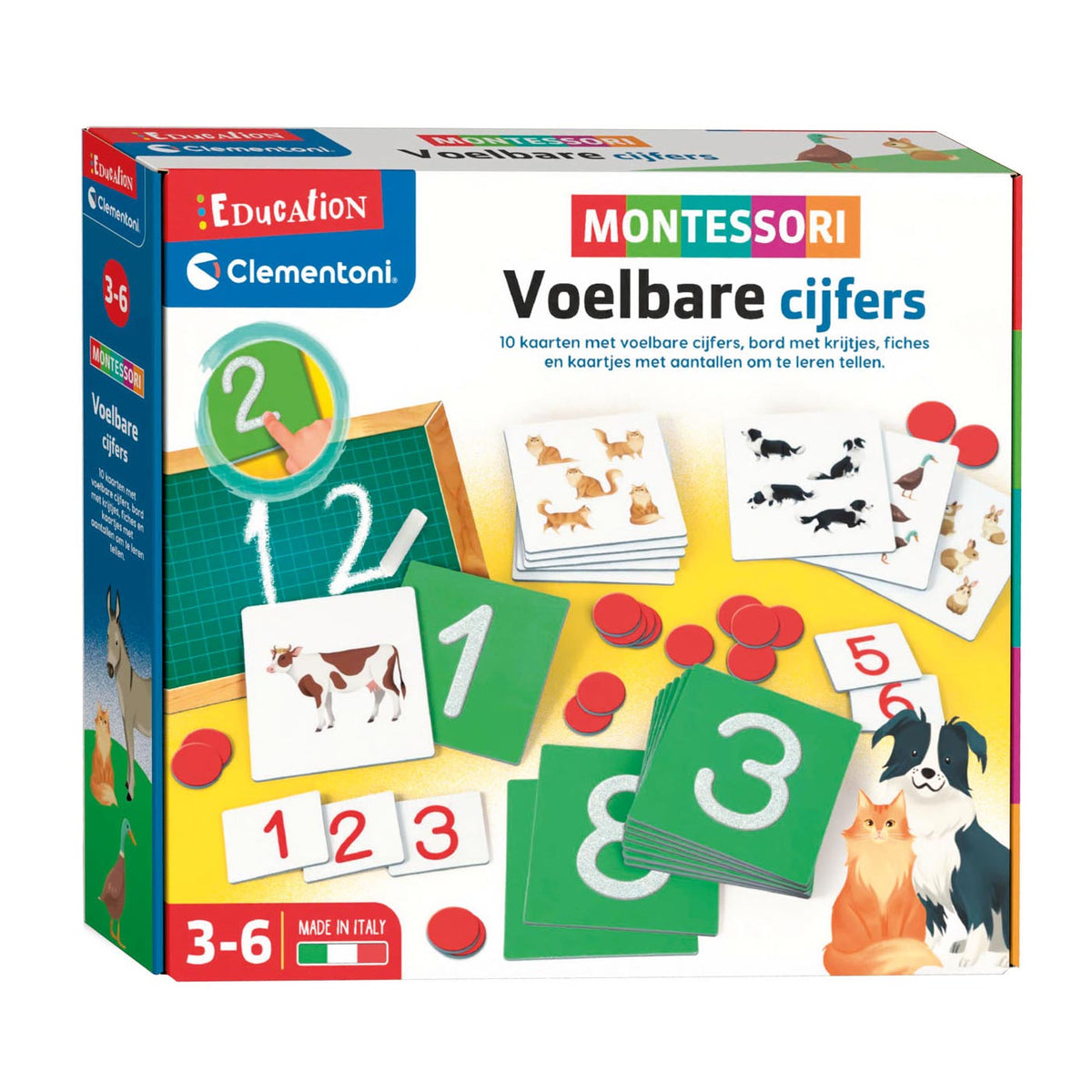 Clementoni Education Montessori - Voelbare Cijfers NL