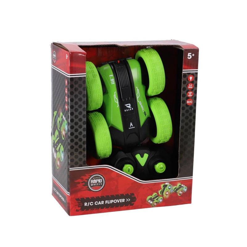 Rapid Wheels RC Flipover Auto Groen