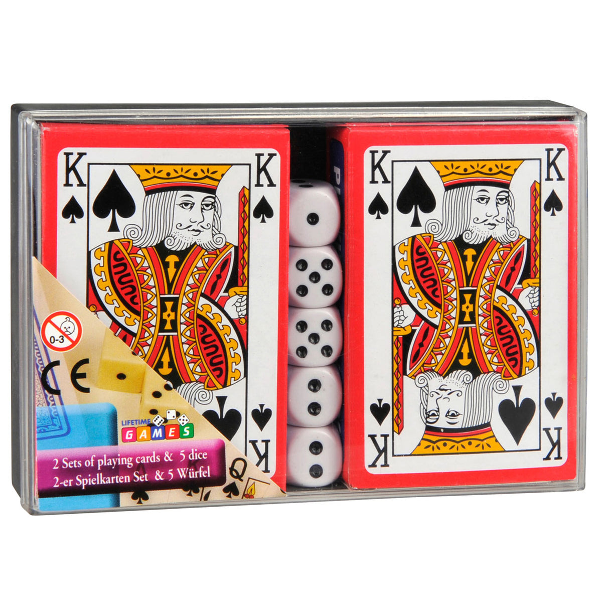 Lifetime Playing Card Set with Dice