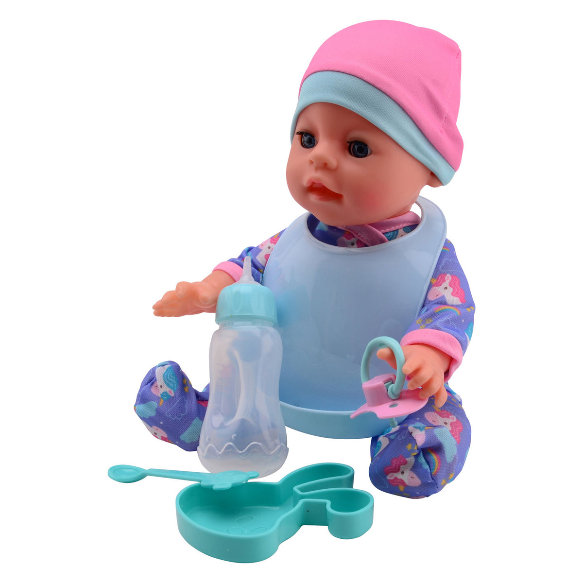 Baby Rose Drink en Plas Babypop, 30 cm