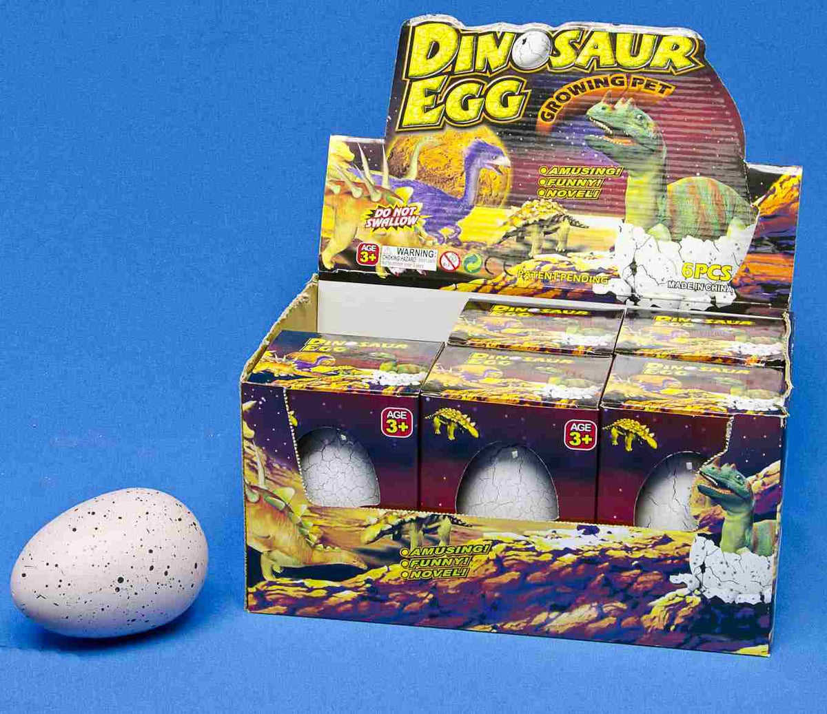 DinoWorld Dinosaur Growth Egg 11cm
