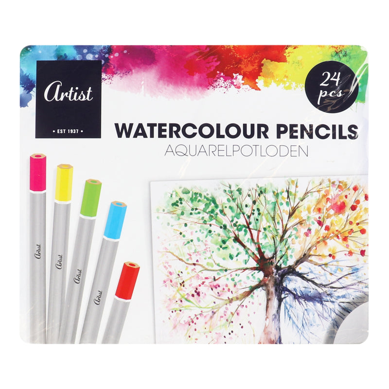 Crayons de couleur HQ, 24 pièces.