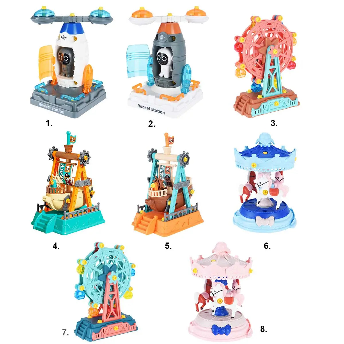 DIY Amusement Park Building Set